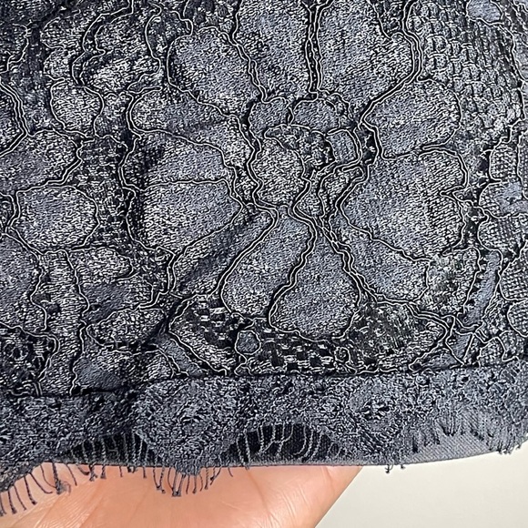 Lulu’s Lace Halter Top Mini A-Line Black Dress Size M - Picture 5 of 8